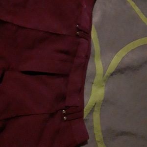 Burgundy pants